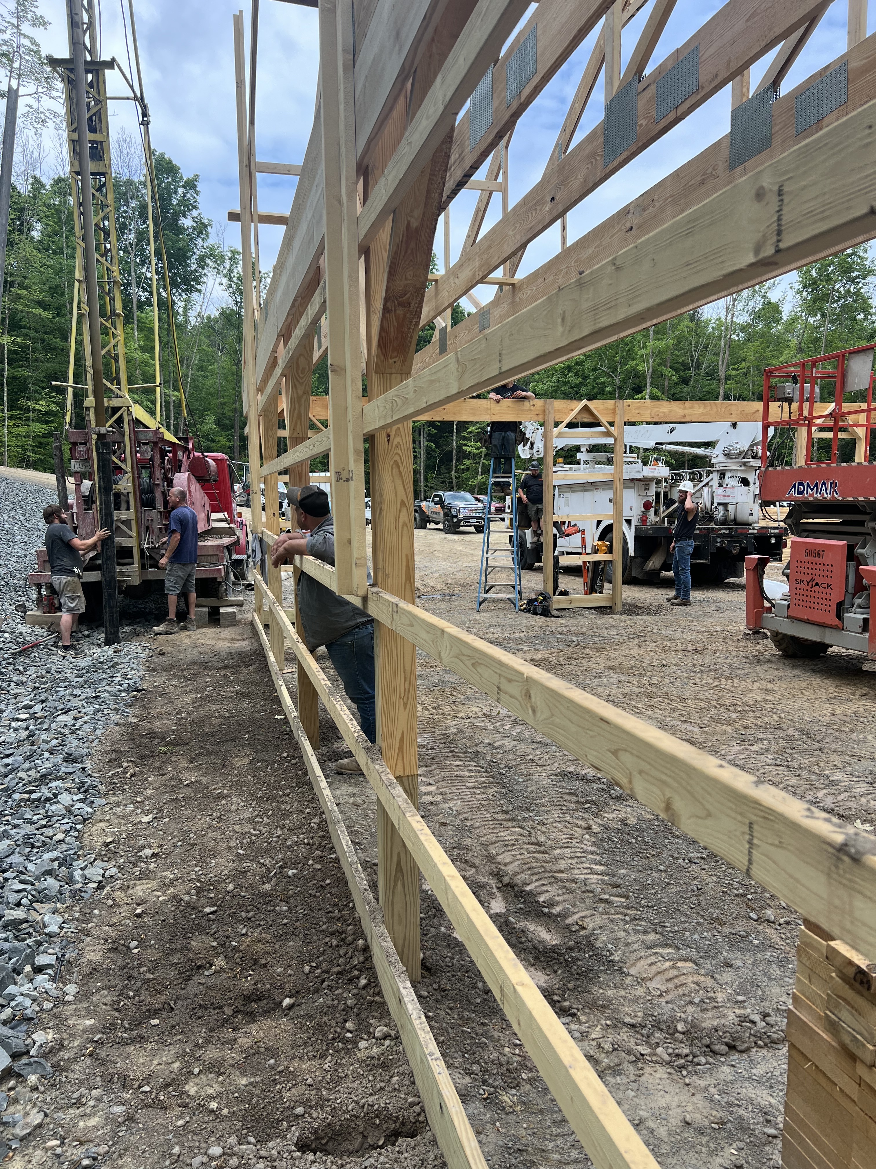 Well drilling underway