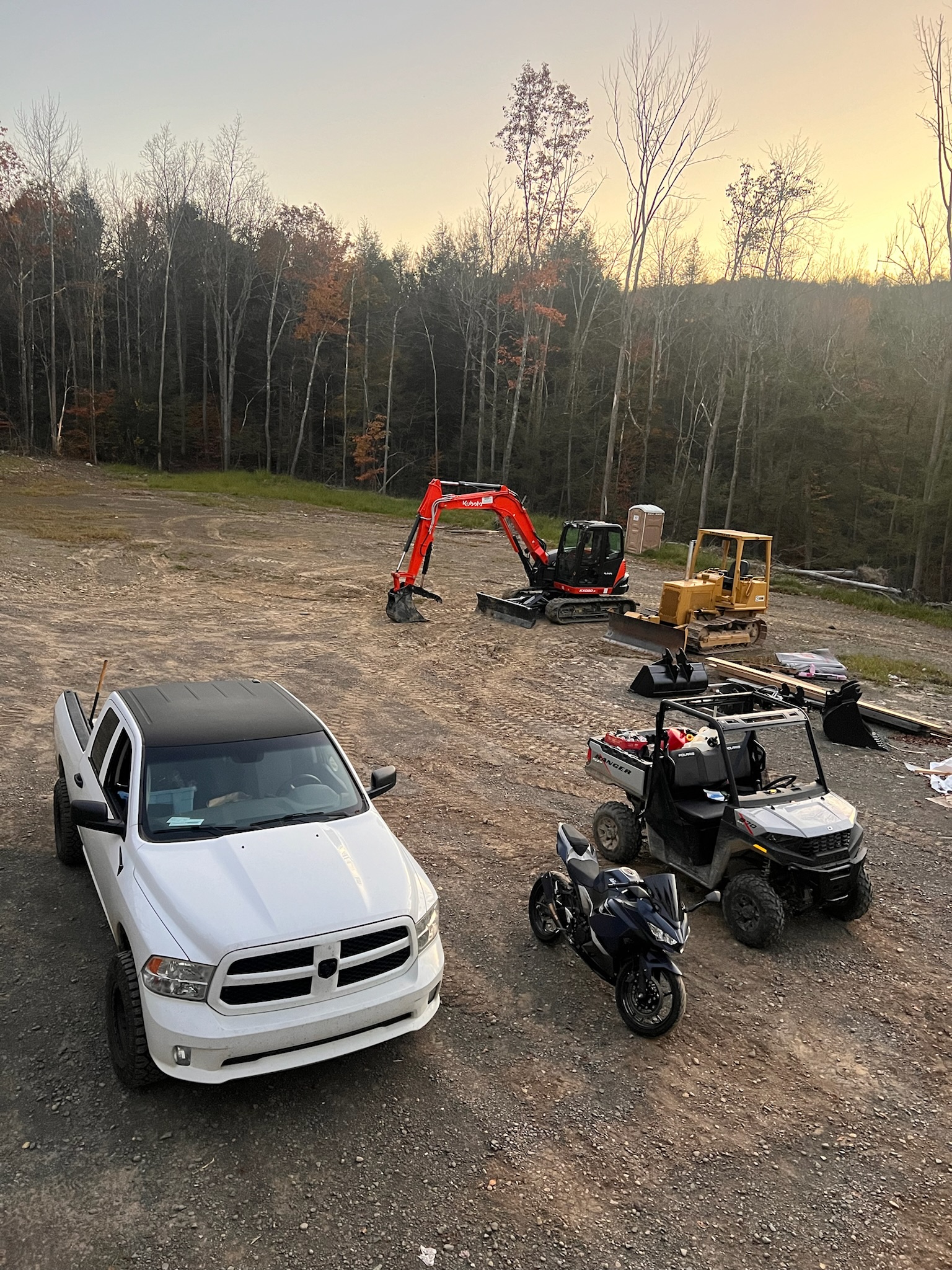 New equipment at the mountain property